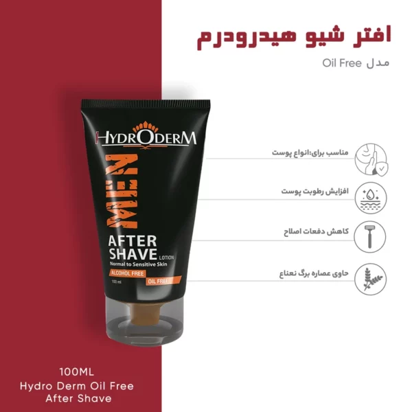 Hydroderm After Shave Oil Free 100ML - 2