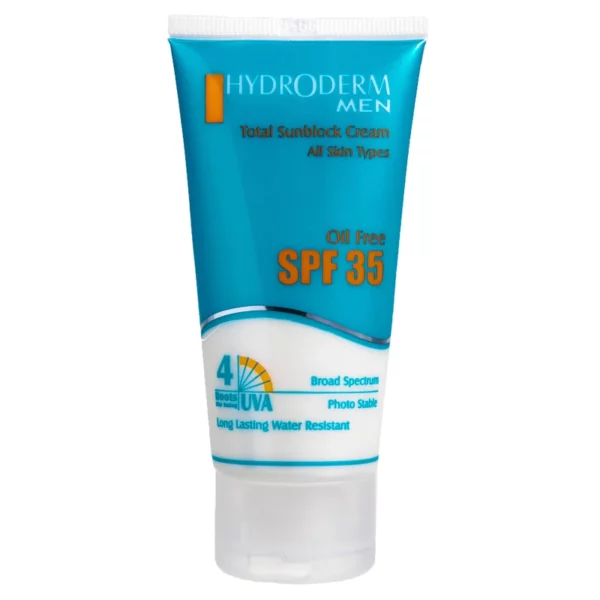 Hydroderm Oil Free Men Total Sunblock Cream SPF35