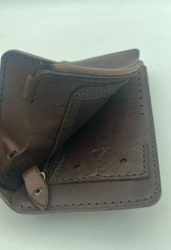 کیف پول چرم طبیعی مدل آیکان